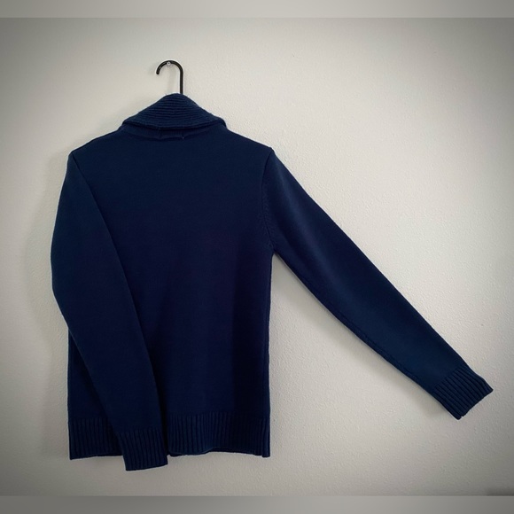 Blue 5-Button Cardigan - Picture 2 of 5